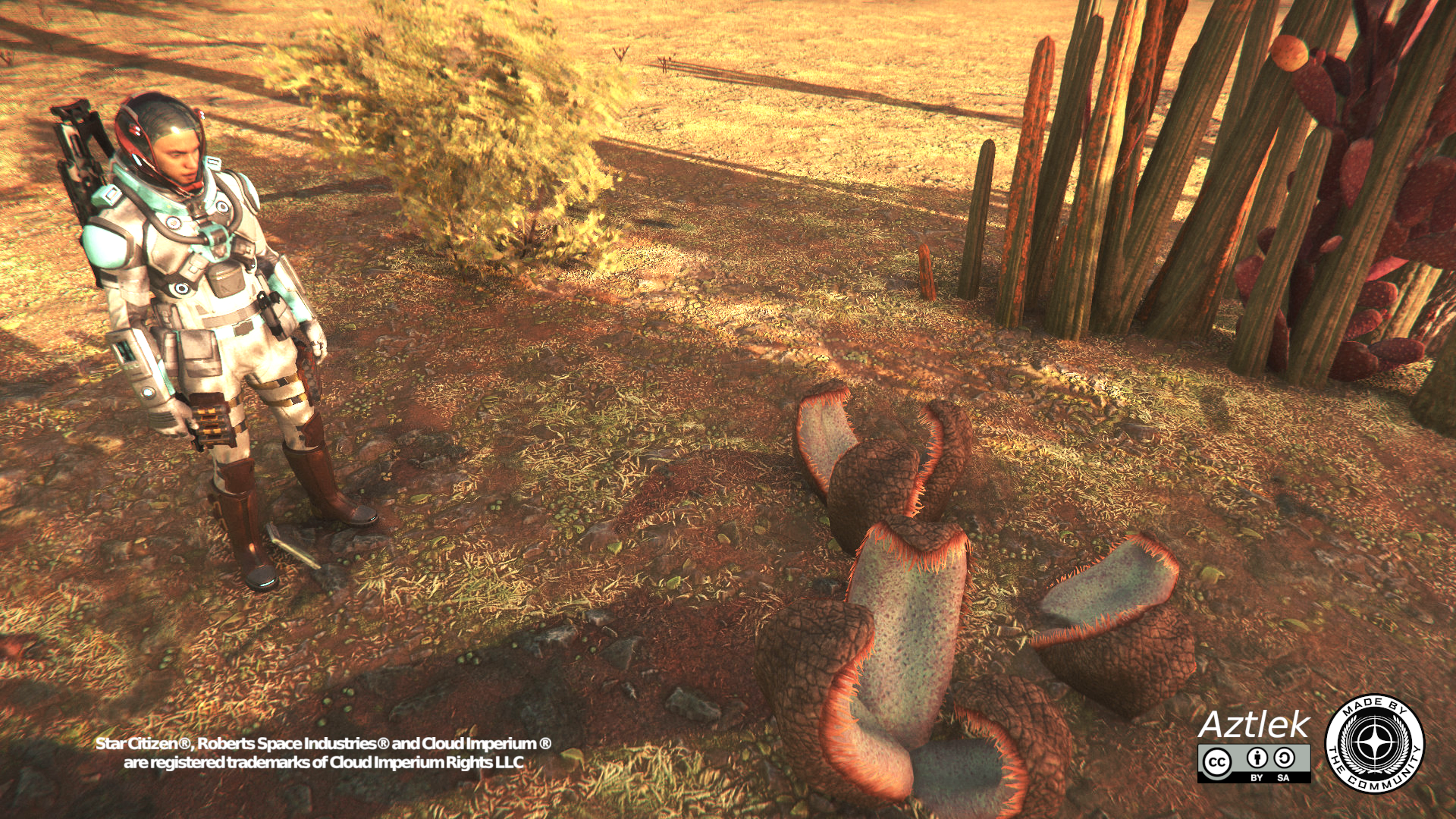 Aztlek descubriendo una nueva especie vegetal